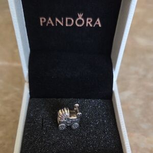Pandora Silver Baby Stroller Charm